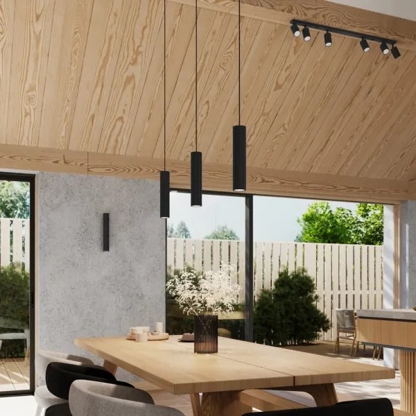 Brilagi - Pendul LED pe cablu CRESTO 3xGU10/10W/230V negru