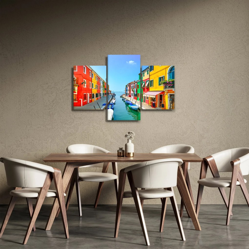 Tablou - Insula Burano, Veneția, Italia (90x60 cm)