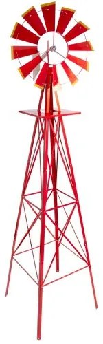 Moară de vânt roșie, 245 cm