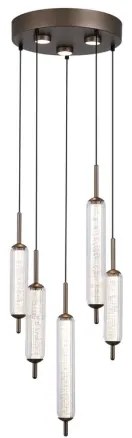 Searchlight 76210-5CL - Lustră LED dimabilă suspendată pe cablu CATTAIL LED/24W/230V