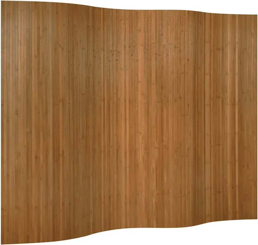 vidaXL Paravan de cameră, maro, lățime 250 cm, înălțime 165 cm , bambus