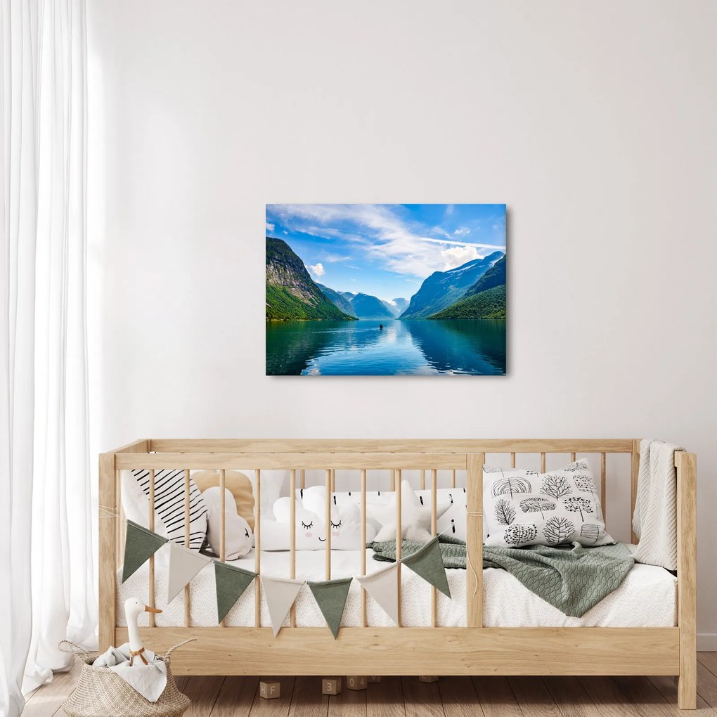 Tablou - Lacul Lovatnet (70x50 cm)