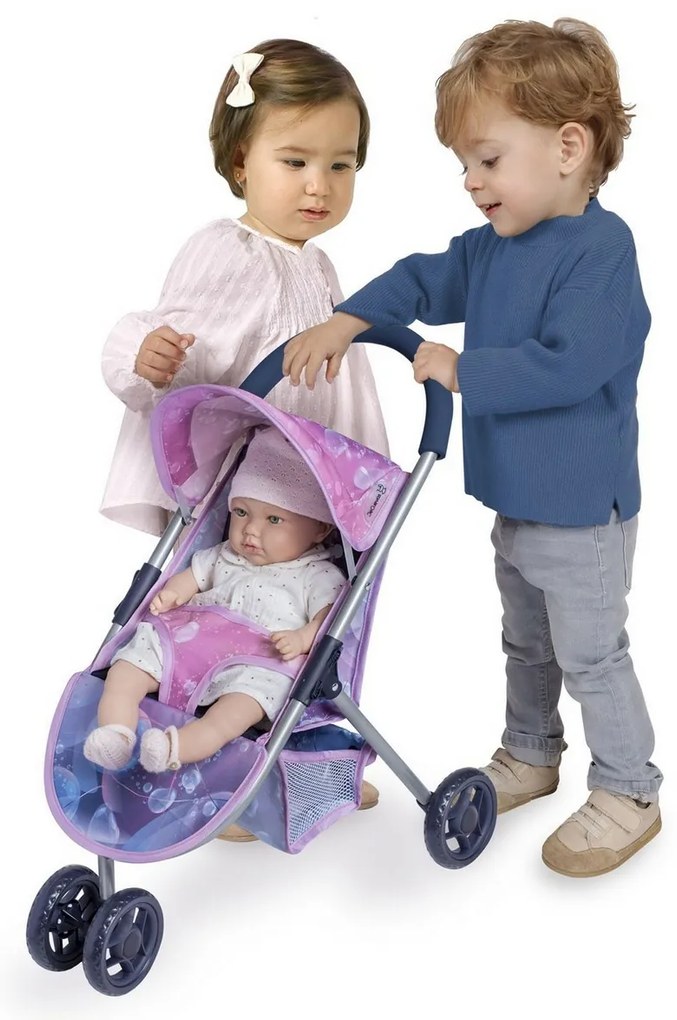 Cărucior sport pentru păpuși Rappa DeCuevas 90276 Magic Bubble 2024 - 55 cm