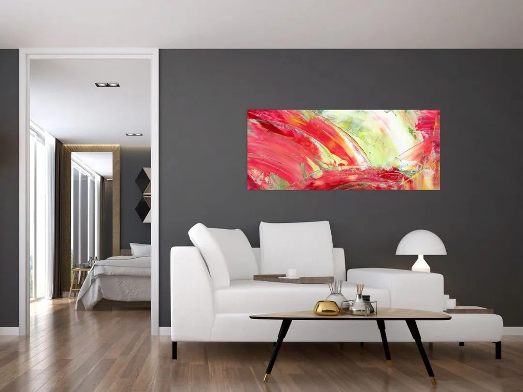 Tablou cu abstracție - pictura (120x50 cm)