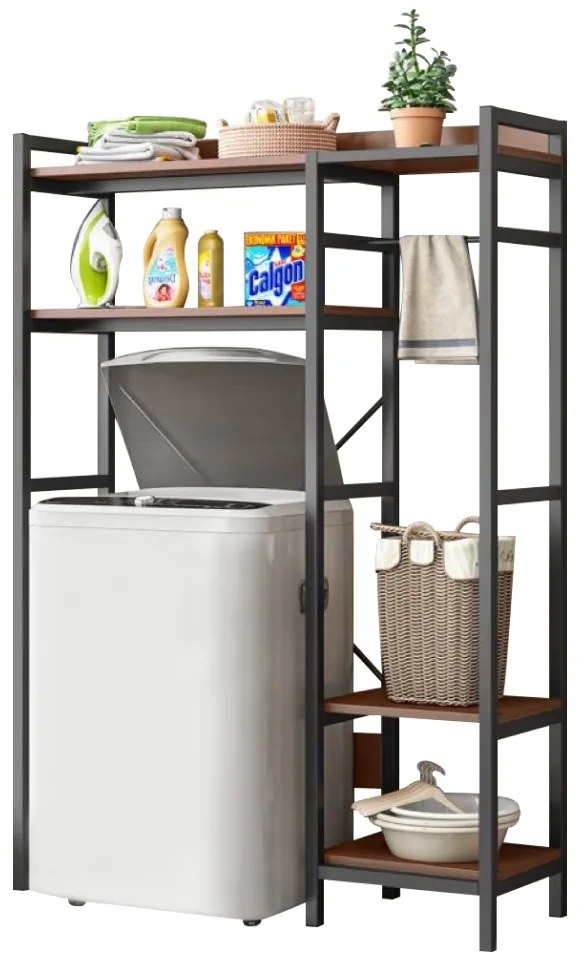 Raft deasupra mașinii de spălat DELSIN, stejar închis