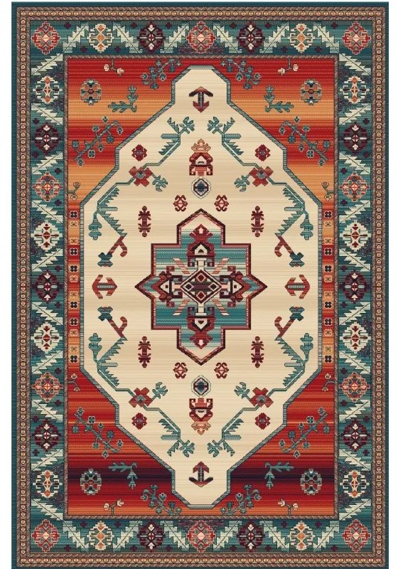 Covor lana Tereus smarald Selectează mărime: 200 X 300