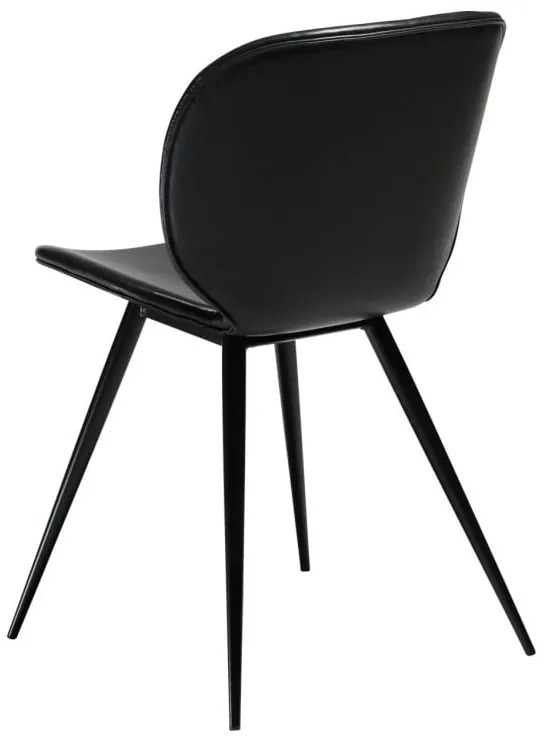 Scaun din piele artificială DAN-FORM Denmark Cloud, negru