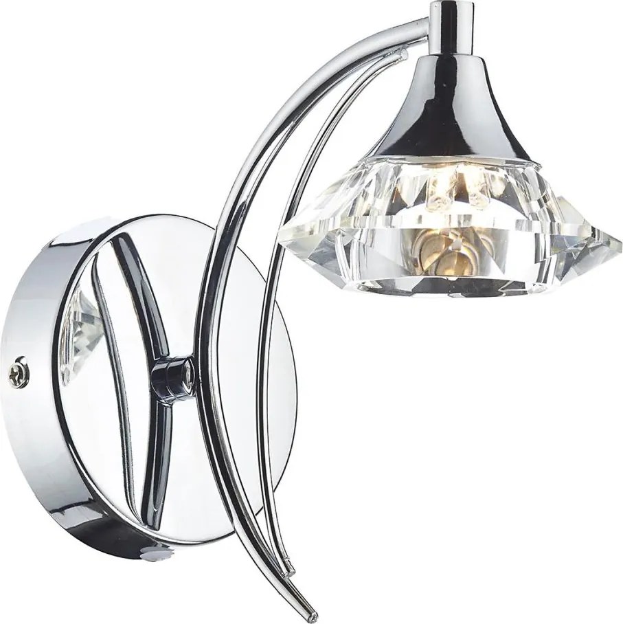 Där Lighting LUT0750 - Lampă de perete LUTHER 1xG9/40W/230V crom lucios