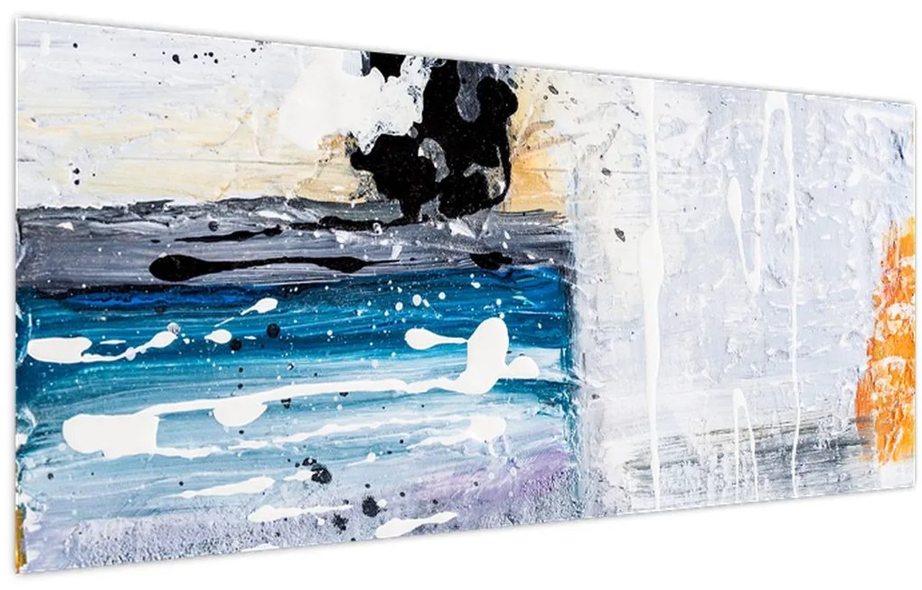 Tablou - Atingeri abstracte (120x50 cm)
