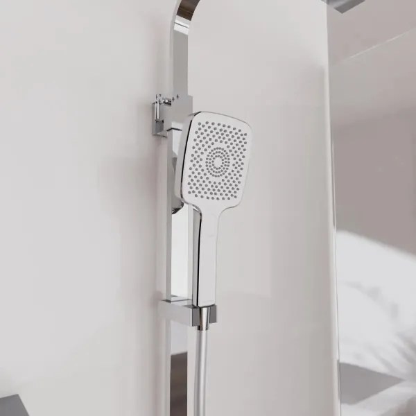 Schütte 60530 - Set de duș OCEAN cu baterie termostatică, crom lucios