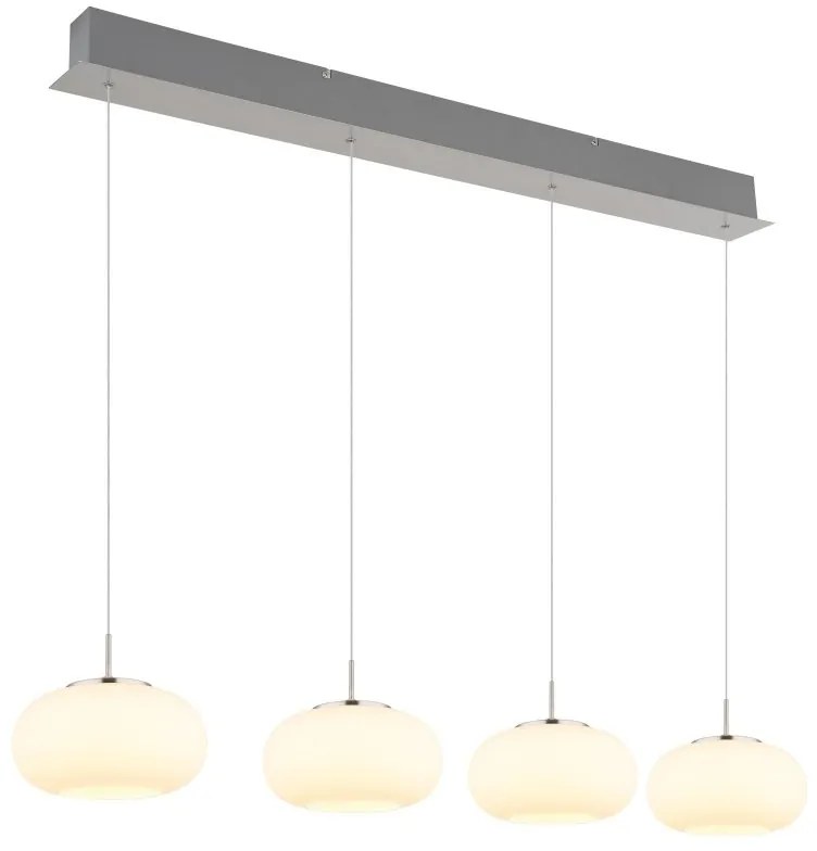 Lustra suspendata cu 4 pendule LED QUINTARA