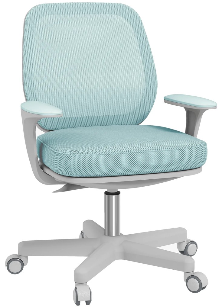 Vinsetto Scaun de Birou Ergonomic, Reglabil pe Înălțime și Respirabil, Verde | Aosom Romania