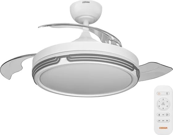 Osram - Lampă LED reglabilă cu ventilator LEVECHE LED/36W/230V 3000/4000/6500K + telecomandă