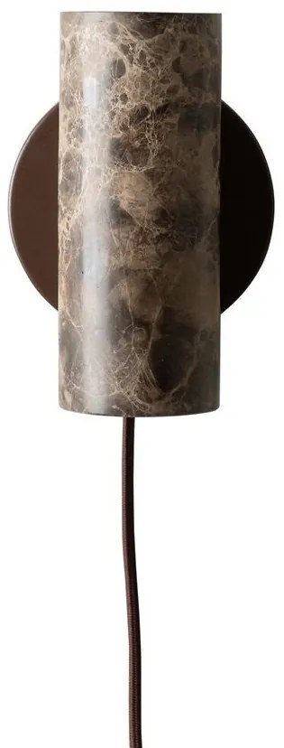 Aplica din marmura cu iluminat sus si jos Tivoli maro