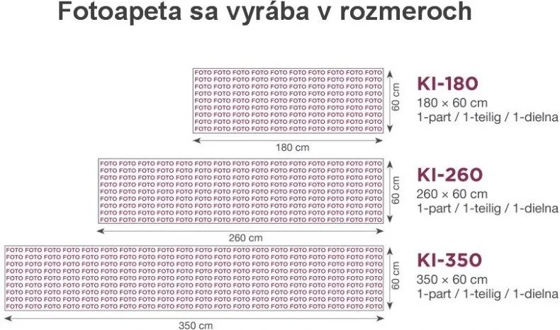 Fototapet autoadeziv pentru bucătărie orhidee în grădină Zen
