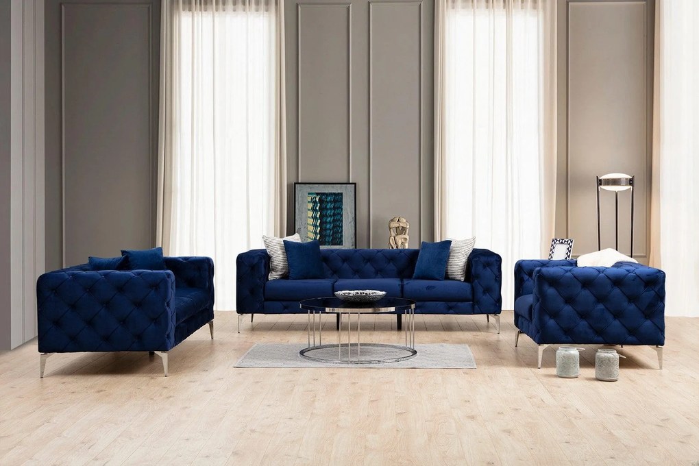 Canapea Fixa Chester cu 3 locuri Clyburn, 237 x 90 x 73 cm