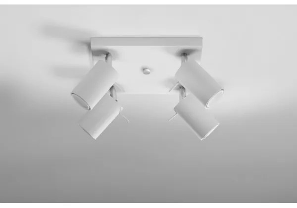 Lampă spot RING 4 4xGU10/40W/230V alb