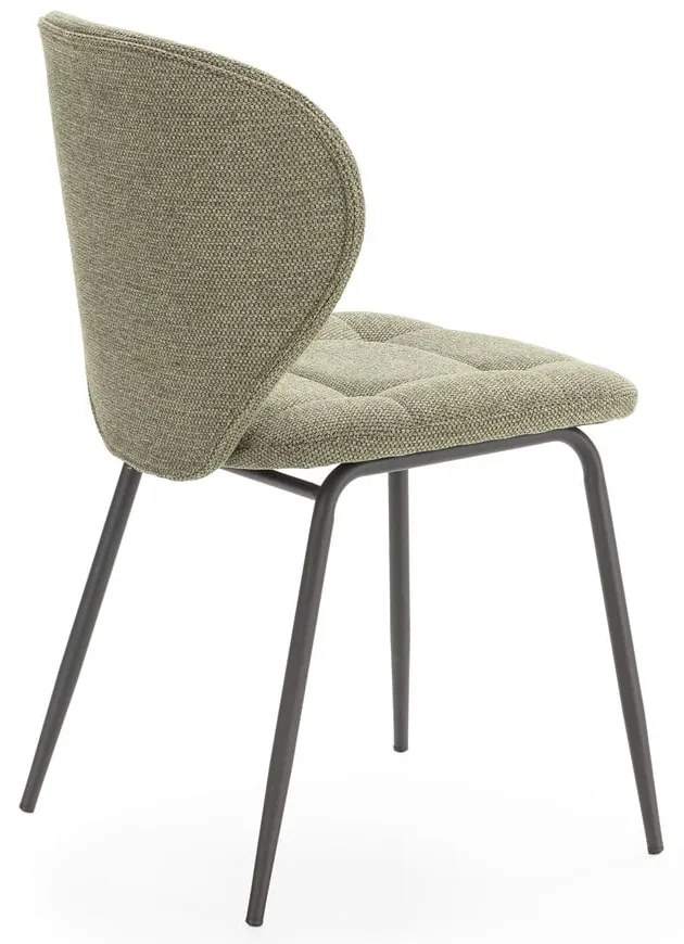 Scaune de dining verde 2 buc. Maori – Marckeric