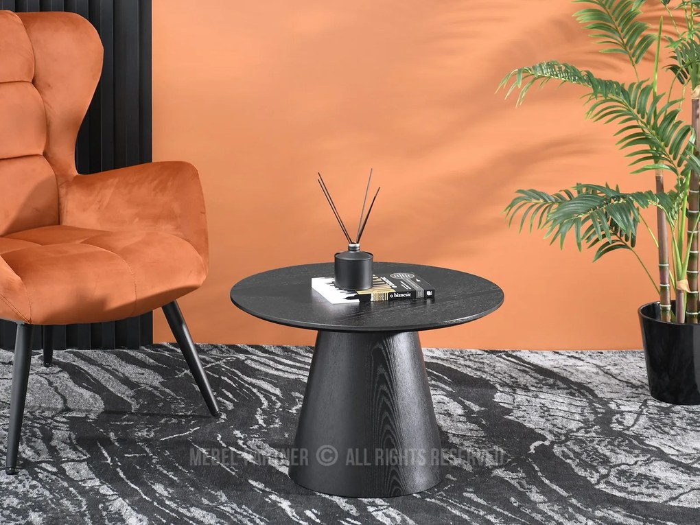 Măsuță de cafea Otava 60 (lemn negru + negru). 1111675