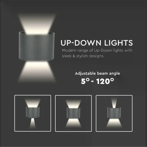 Aplică LED de exterior LED/6W/230V 4000K IP65 negru