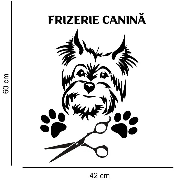 Sticker perete Fizerie Canina 2