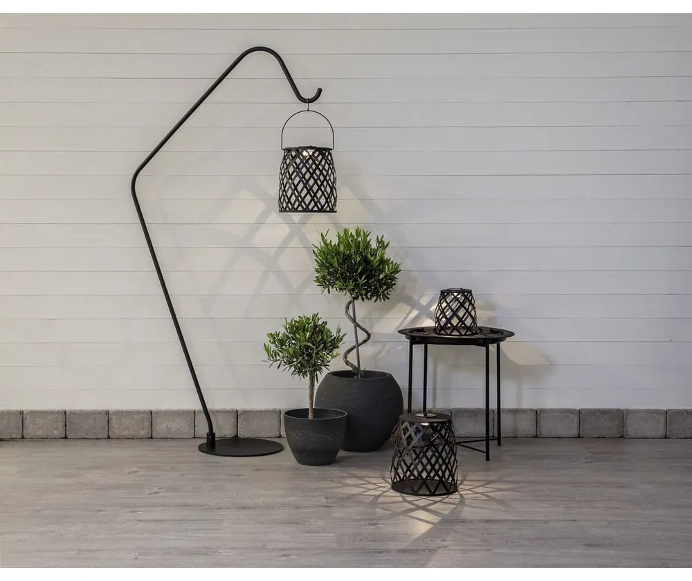 Felinar cu LED Star Trading Calabria, înălțime 28 cm, negru