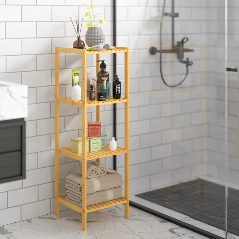 Deuba Raft din bambus - 110x33x33 cm