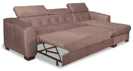 Coltar extensibil Karma Dreapta, 5 Locuri, Maro, 291 x 177 x 86 Cm