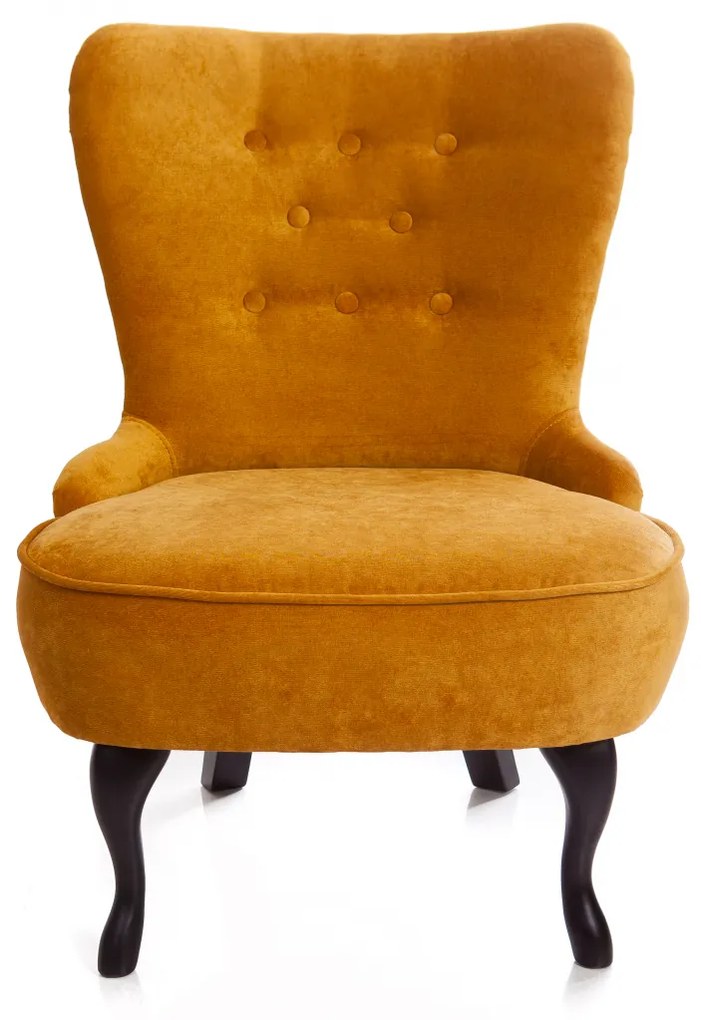 Fotoliu Diana 3L, Galben, 59x84x58 cm