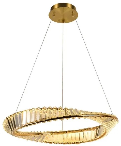 Lustră LED de cristal dimabilă pe cablu LED/40W/230V + telecomandă