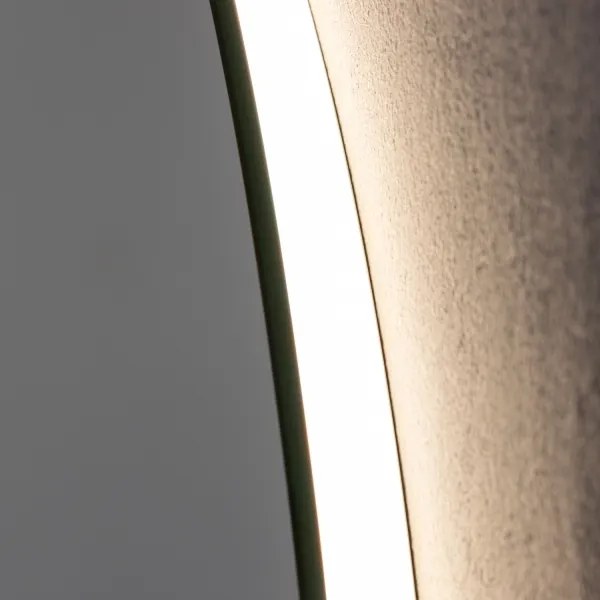 Brilagi - Oglindă LED dimabilă, cu încălzire și iluminare integrată DEMI ECO LED/12W/230V Ø 60 cm IP44