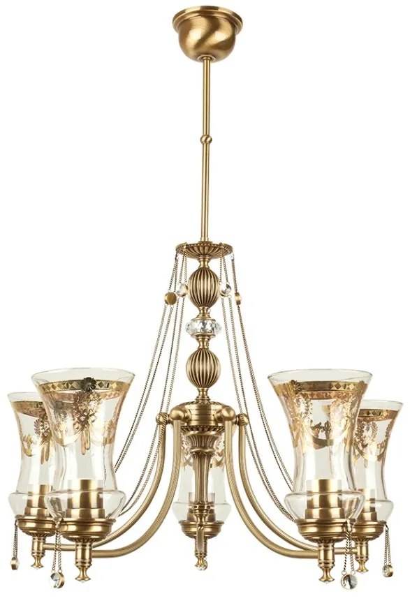 Candelabru 5 brate realizat manual Nico