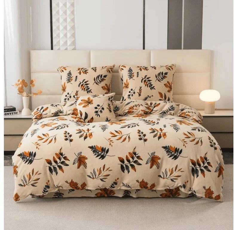 Lenjerie cocolino AUTUMNA crem Dimensiune lenjerie de pat: 70 x 90 cm | 140 x 220 cm