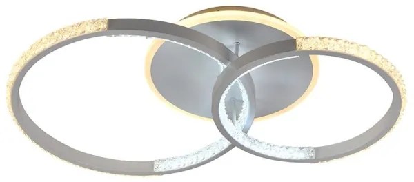 Lustră LED dimabilă aplicată LED/55W/230V 3000-6500K + telecomandă