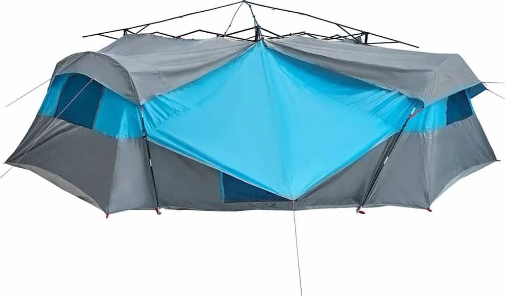 vidaXL Cort interior cu acoperiș albastru 520 x 520 x 190 cm tafta