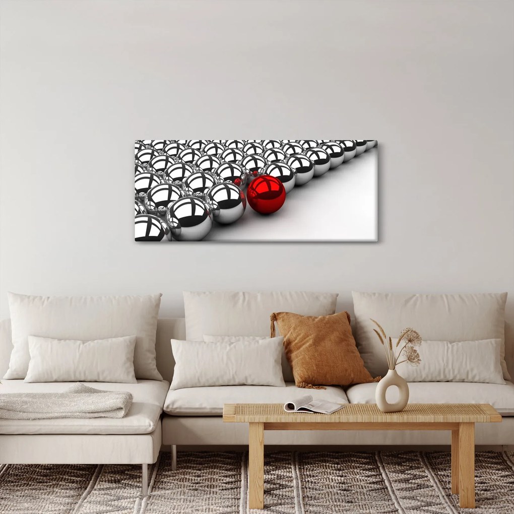 Tablou cu bile lucioase (120x50 cm)