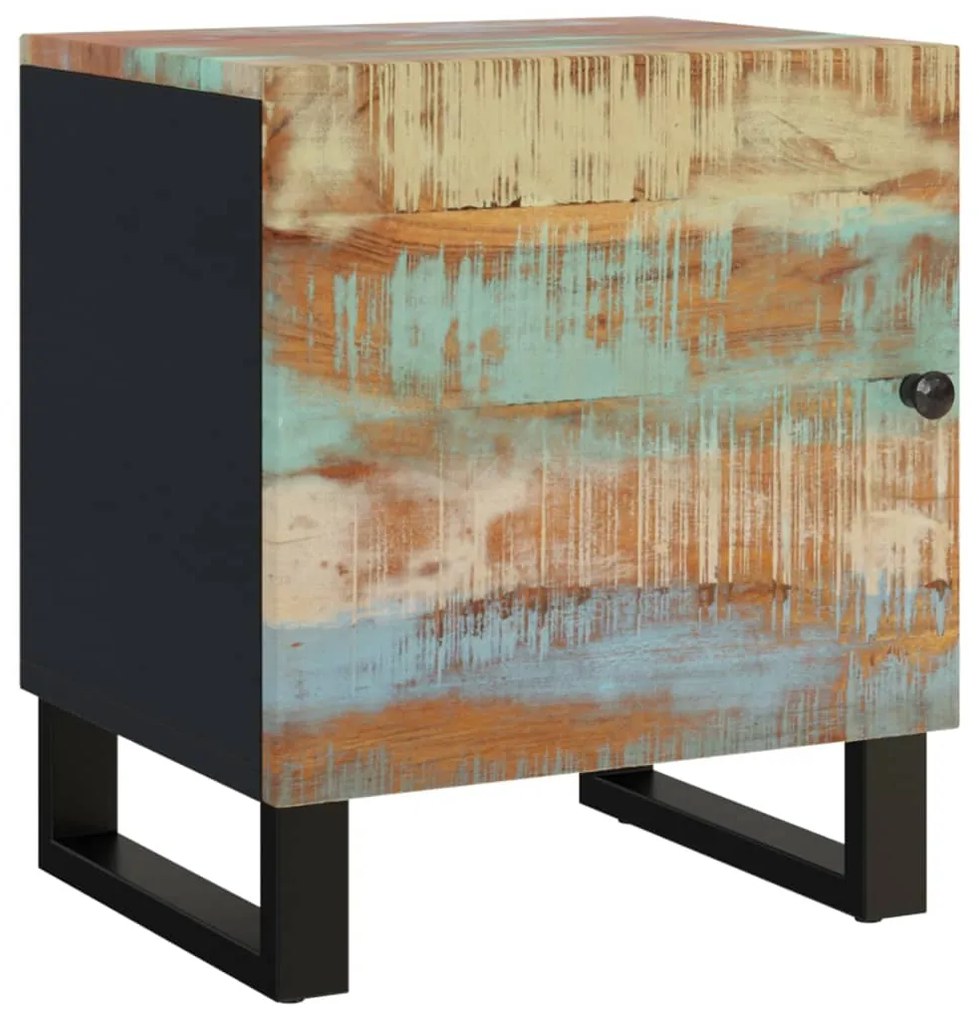 345212 vidaXL Noptieră, 40x33x46 cm, lemn masiv de acacia