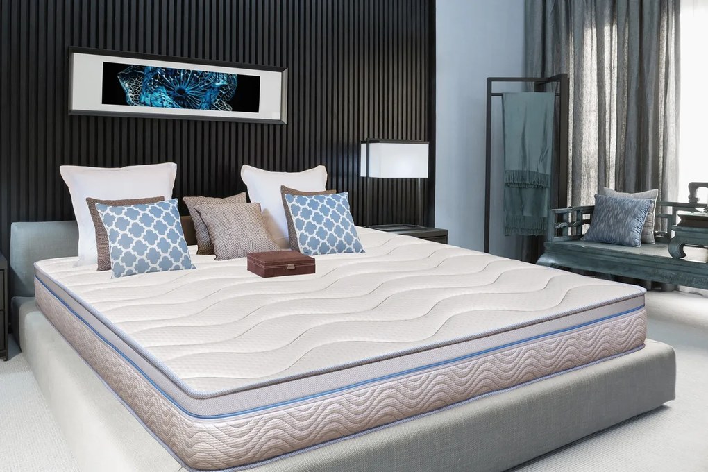 Saltea Green Future Arctic Gel Memory 14 + 5, 7 zone de confort, anatomica, ortopedica 180x200 cm