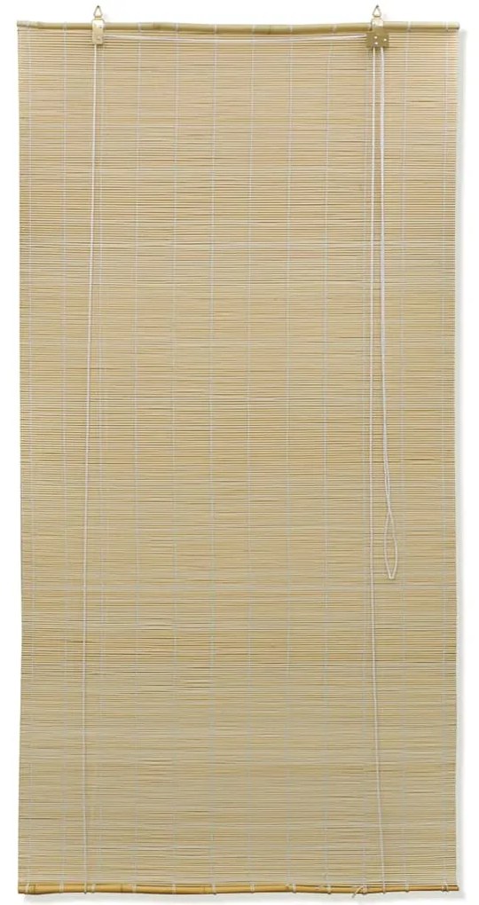 Jaluzele rulabile, 150 x 220 cm, bambus natural Bej, 150 x 220 cm