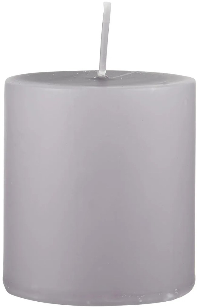 IB Laursen Lumanare decorativa cilindrica violet, DUSTY LILAC 7cm