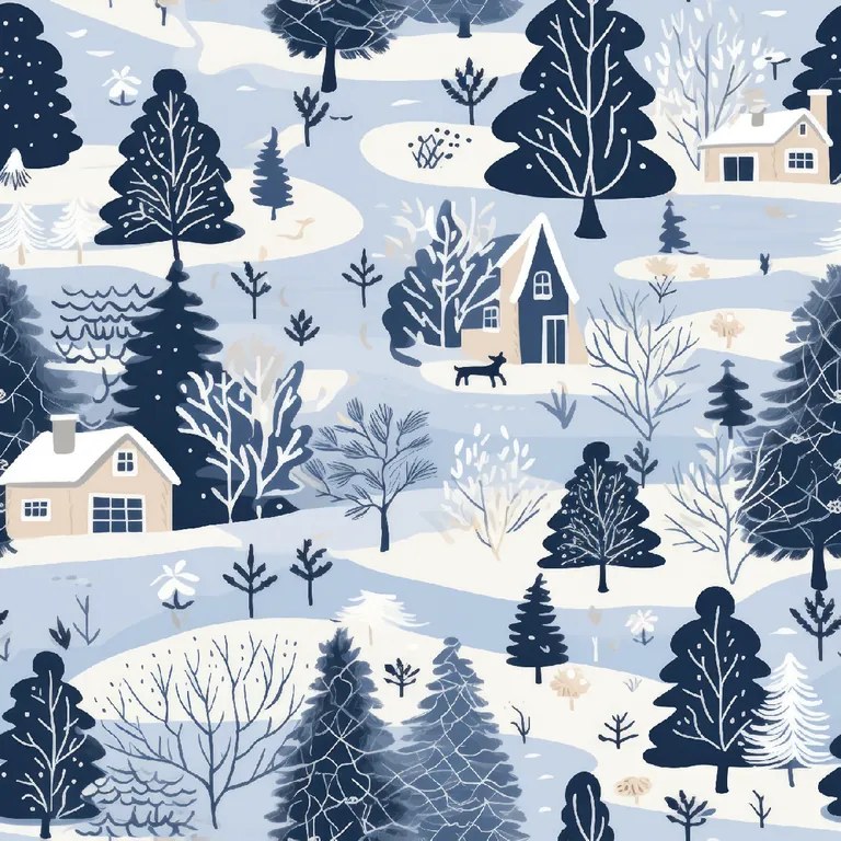 Lenjerie de pat din flanel SNOWY VALLEY albastru Dimensiune lenjerie de pat: 70 x 90 cm | 140 x 200 cm