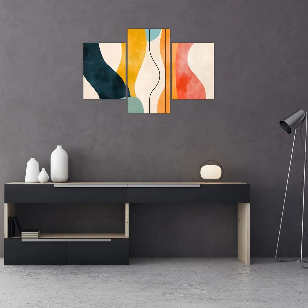 Tablou - Ilustrație colorată minimalistă II. (90x60 cm)
