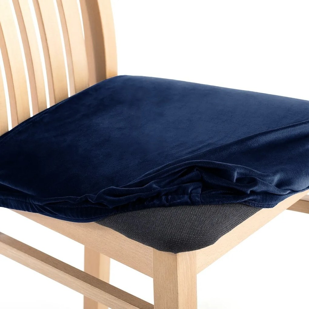 Restilo Husă elastică pentru scaun Sento indigo,40 x 40 + 5 cm