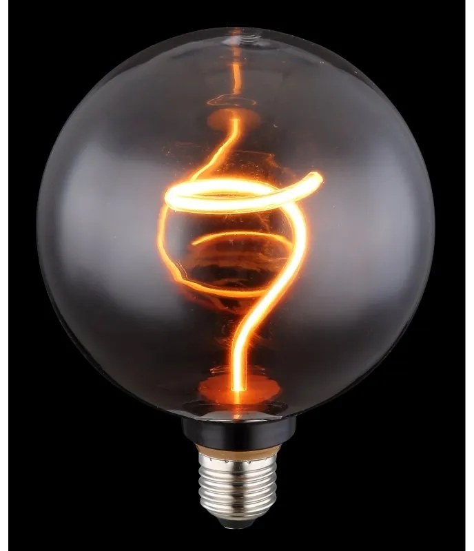 Bec decorativ fumuriu LED E27 4W 140lm 1800K