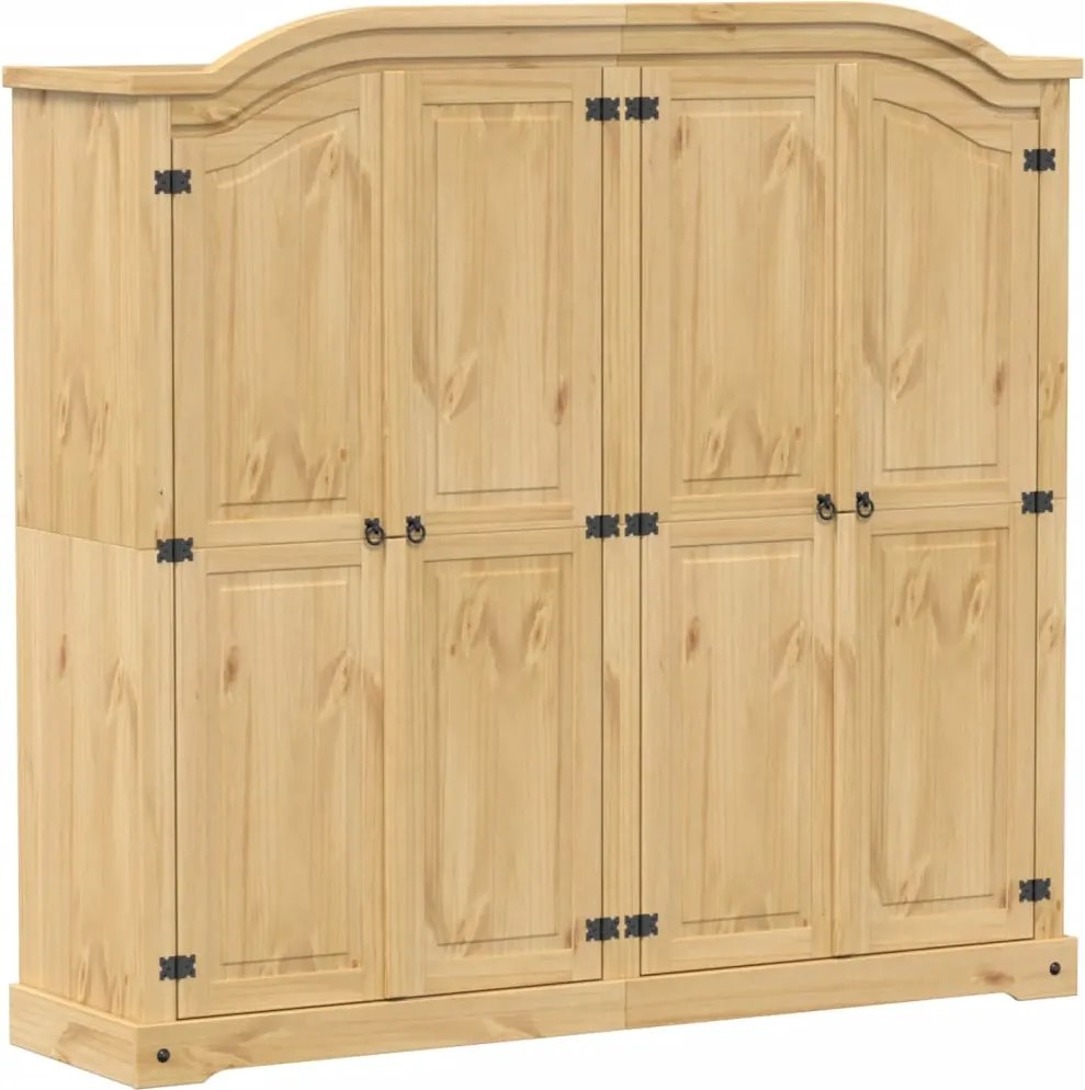 vidaXL Șifonier „Corona”, 194x52x186 cm, lemn masiv de pin