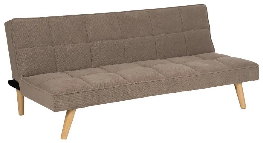 Canapea bej extensibilă cu tapițerie din chenille 175 cm – Ixia