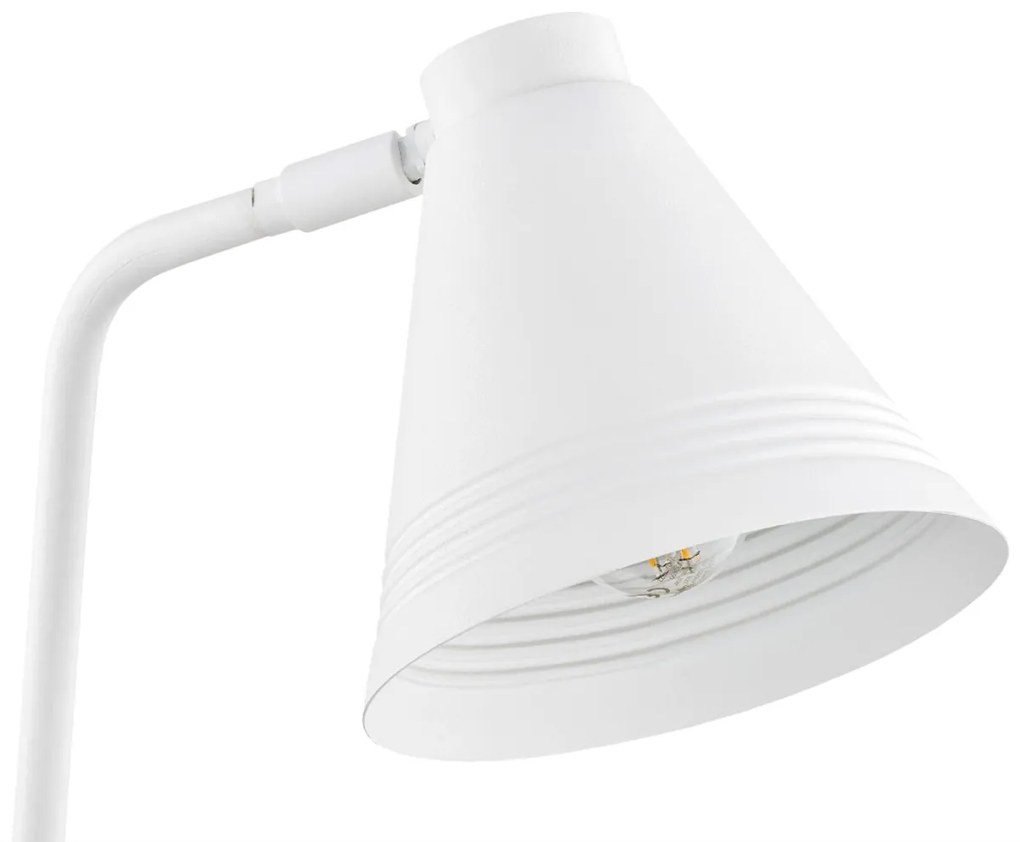 Veioza, lampa de masa design modern AVALONE alb