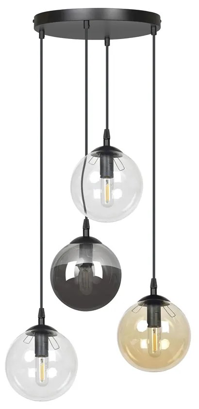 Suspensie Cosmo 4 Bl Premium Mix 714/4Prem Emibig Lighting, Modern, E14, Polonia