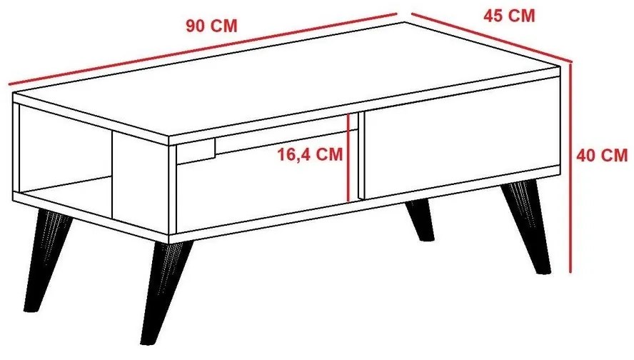 Măsuță de cafea Seul White