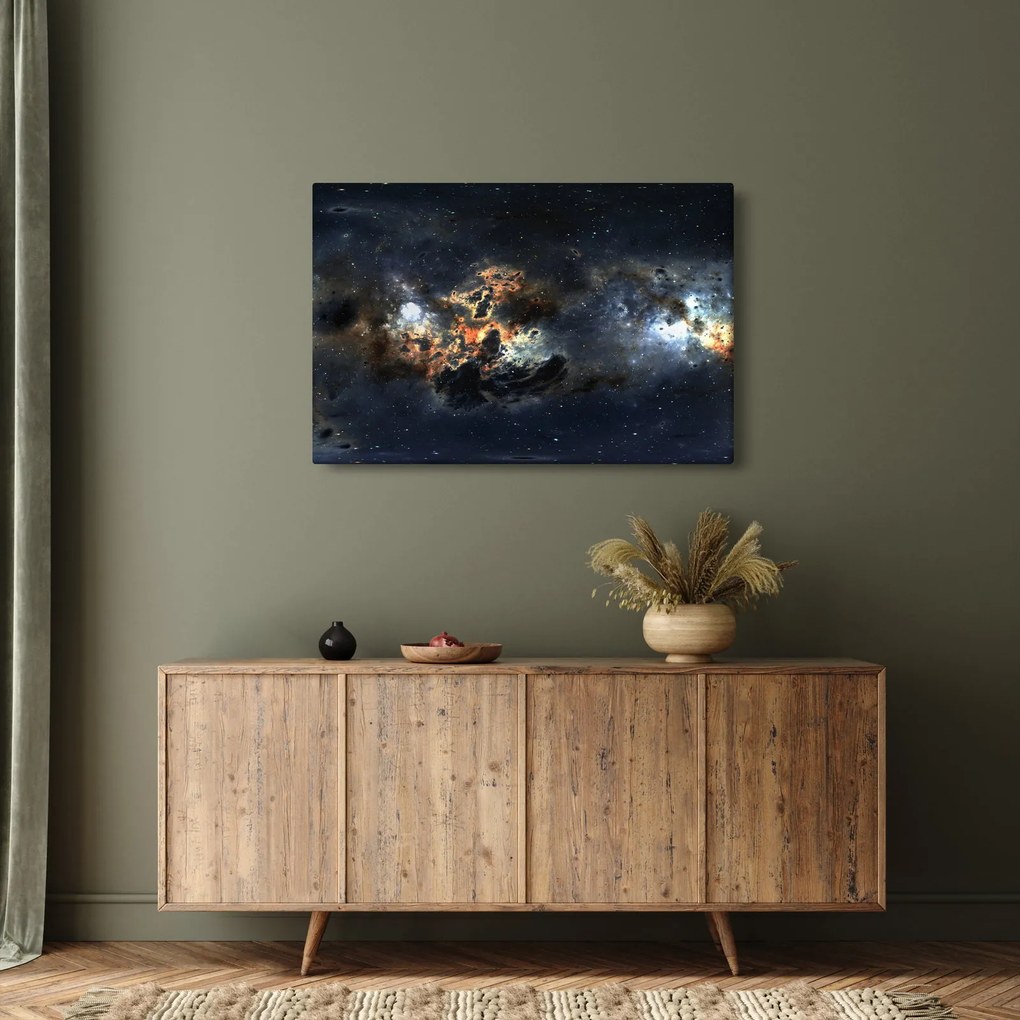 Tablou - Universul cu Nebula (90x60 cm)